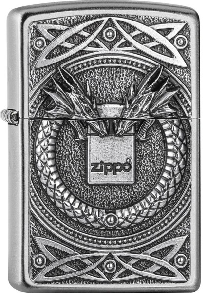 Zippo Feuerzeug Dragons & Zippo Emblem