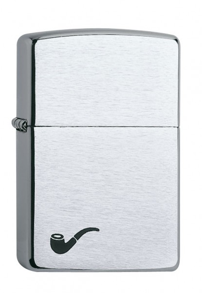 Zippo ® Feuerzeug Pipe Design Chrome Brushed