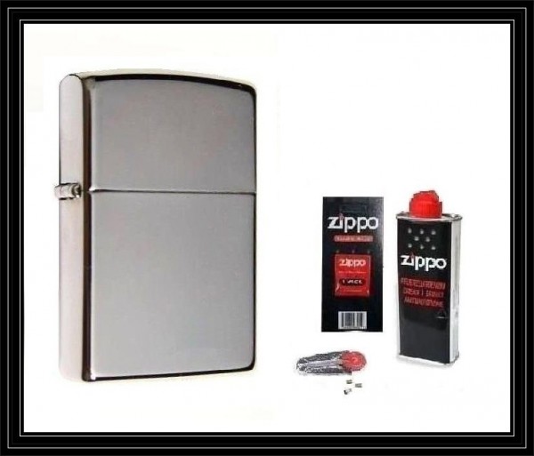 Zippo ® Feuerzeug Black Ice & Zubehör L
