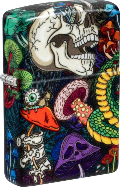 Zippo Feuerzeug 540° Colour Psychedelic Skull