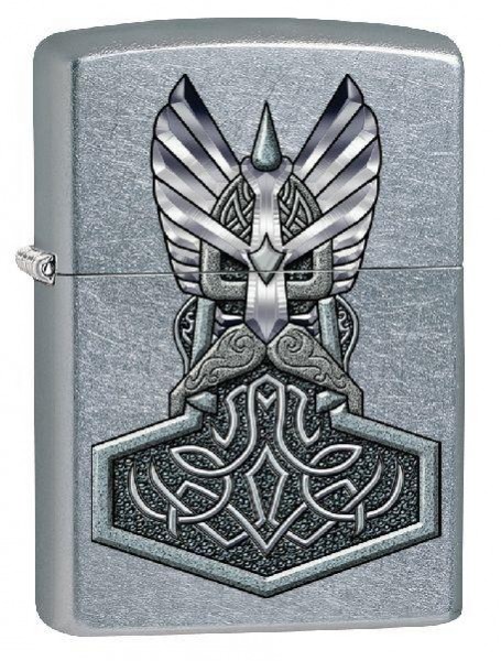 Zippo Feuerzeug Hammer Of Thor Street Chrome 60002489
