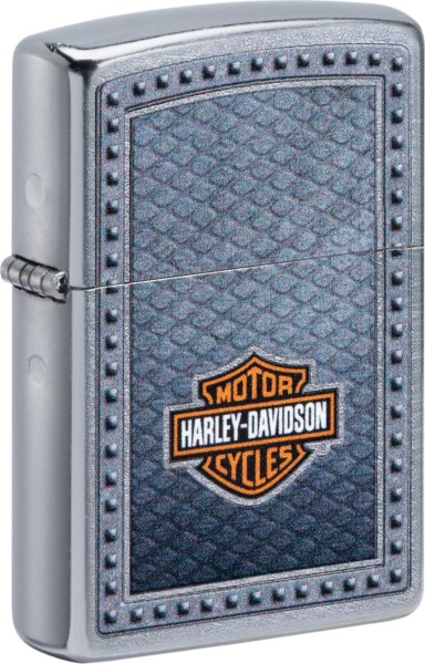 Zippo Feuerzeug Harley Davidson Logo Street Chrome