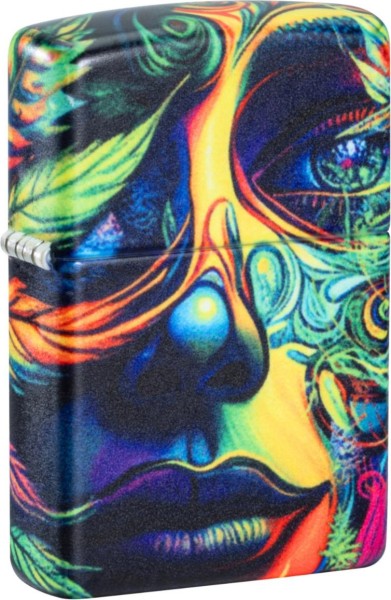 Zippo Feuerzeug 540° Colour Cannabis Woman