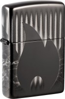 Zippo Feuerzeug Ebony Zippo Flame Zippo Feuerzeug Ebony Zippo Flame