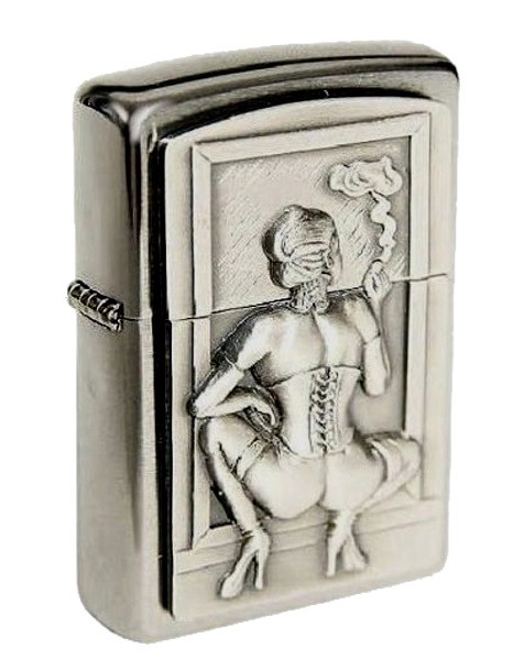 Zippo ® Feuerzeug Smoking Woman Emblem