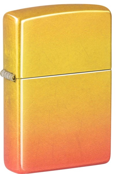 Zippo Feuerzeug Tumbeled Brass Fusion-Orange Yellow