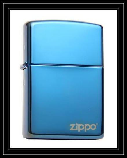 Zippo ® Feuerzeug Sapphire Blue Logo