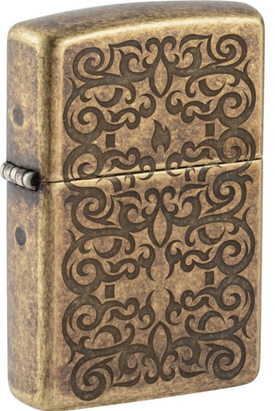 Zippo Feuerzeug Ornament geätzt