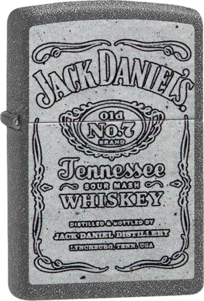 Zippo Feuerzeug Jack Daniels Iron Stone