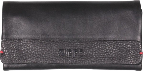 ZIPPO Drehertasche Nappaleder schwarz mit Papierfach/Magnetverschluß 2006059