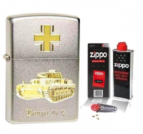 Zippo Kampfanzer IV D Gravur mit Zubehör L