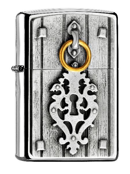 Neu 2017 Zippo ® Feuerzeug Come In with Ring Chrome Brushed