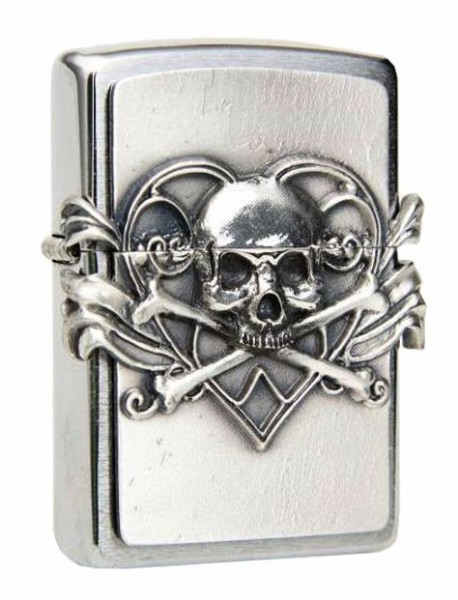 Zippo Skull with Heart Anne Stokes 2001330