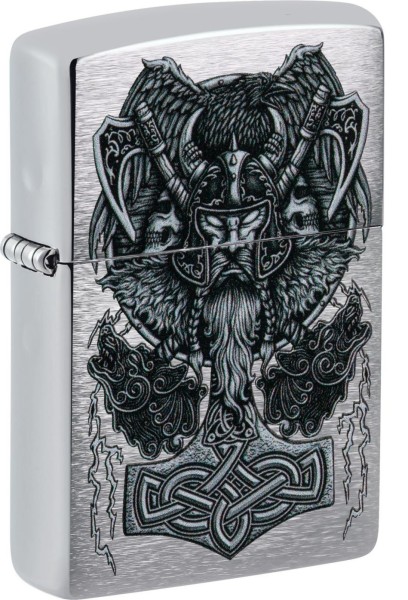 Zippo Feuerzeug Chrome Viking