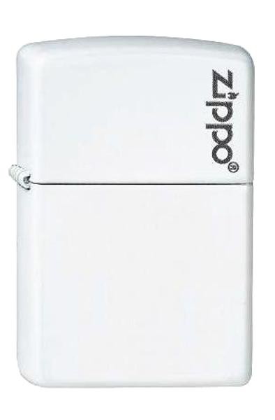 Zippo ® Feuerzeug White Matte Logo