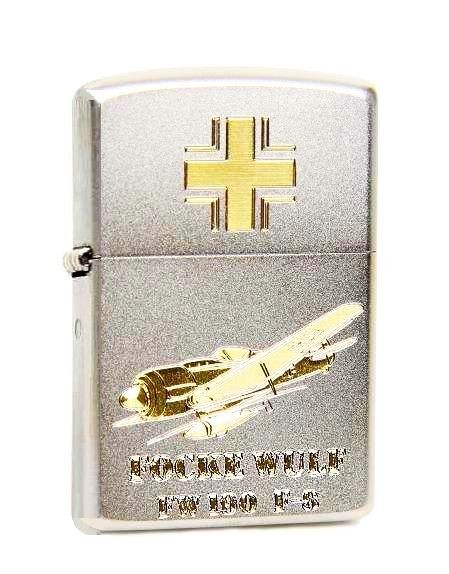 Zippo Kampfflieger FOCKE Wulf Fw 190 Gravur