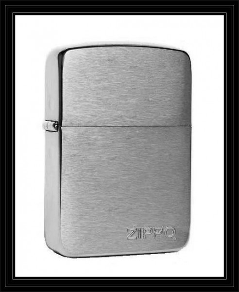 Zippo ® Feuerzeug Replica 1941 Chrome brushed brushed LOGO