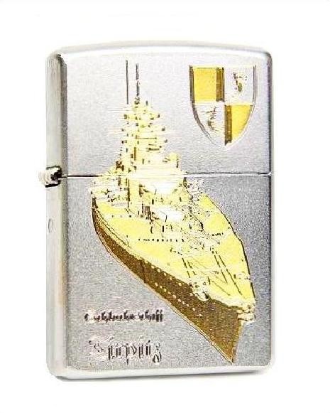 Zippo Schlachtschiff Tirpitz Gravur