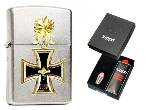 Zippo Eisernes Kreuz 1939 Ritterkreuz mit Geschenkset
