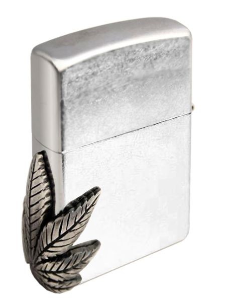 Zippo Feuerzeug Hanfblatt Emblem 2000561