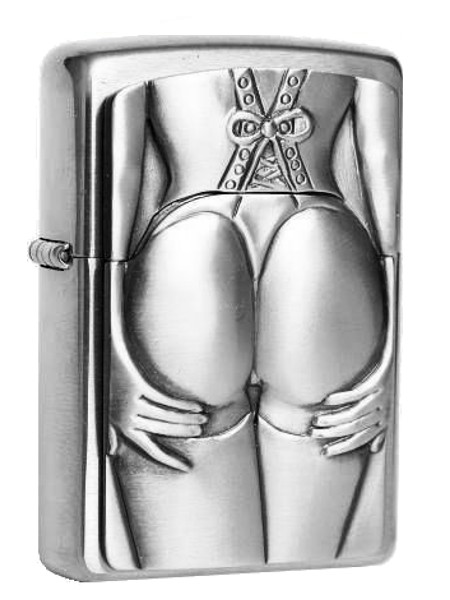 Zippo ® Feuerzeug Stocking Girl Emblem