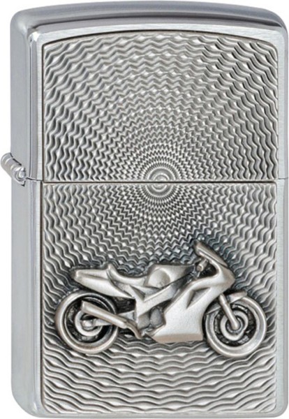 Zippo Feuerzeug Motor Bike Emblem