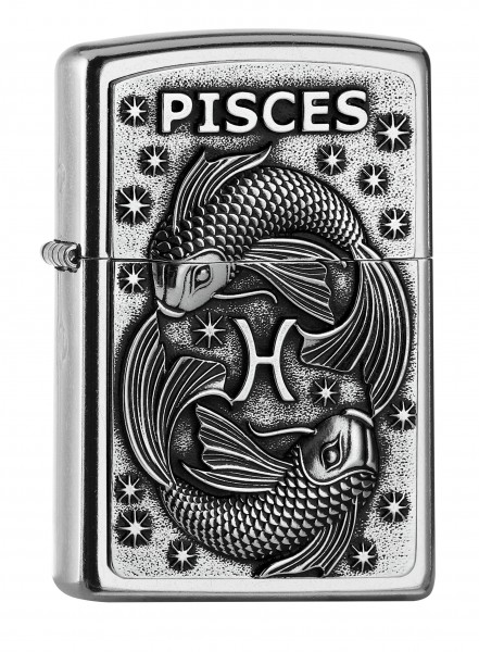 Zippo ® Feuerzeug Sternzeichen Fische | Pisces 3D