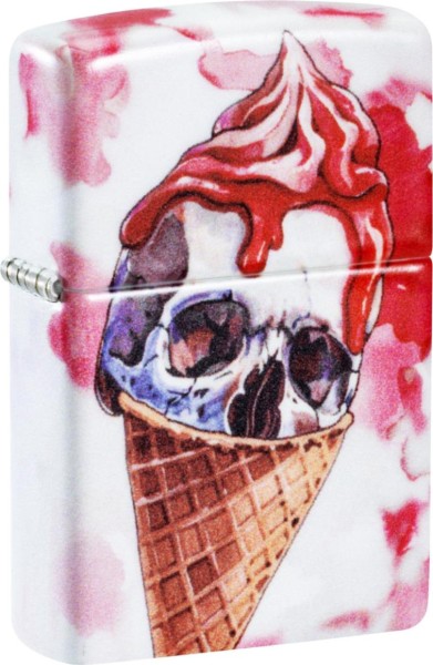 Zippo Feuerzeug 540° Colour Skull Ice