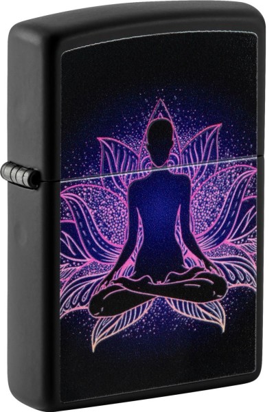 Zippo Feuerzeug Spiritual Design Black Light