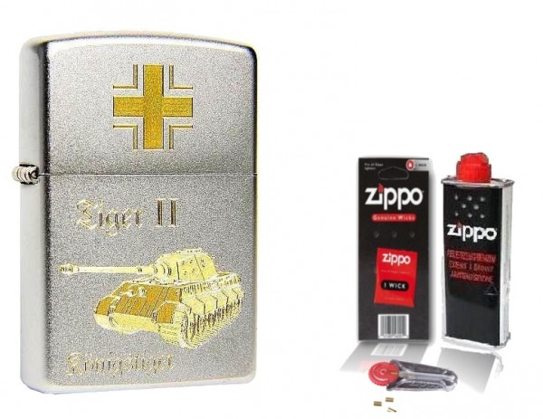 Zippo Kampfpanzer TIGER II Königstiger mit Zubehör L