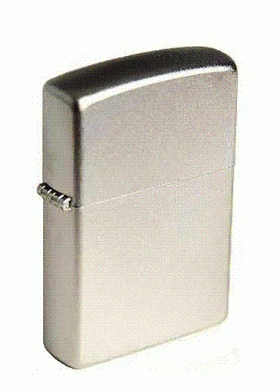 Zippo Feuerzeug Satin Chrome Finish