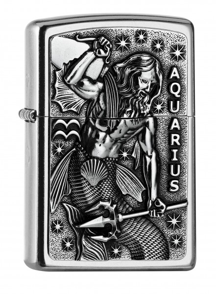 Zippo Sternzeichen Wassermann | Aquarius Emblem