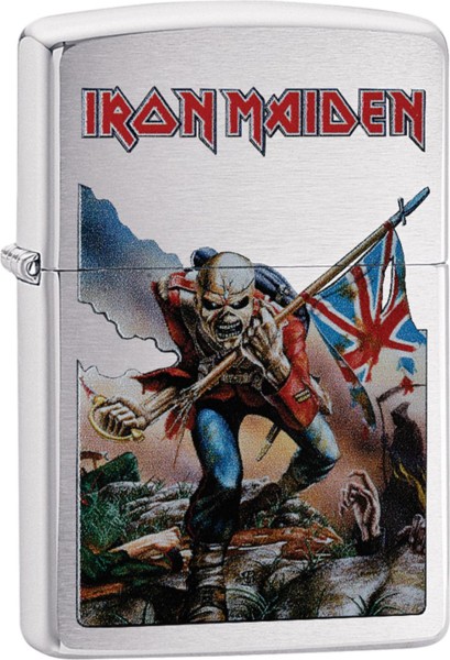 Zippo Feuerzeug Iron Maiden Guitar Flag