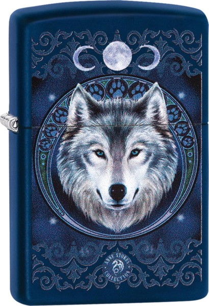 Zippo Feuerzeug Anne Stokes Wolf/Moon