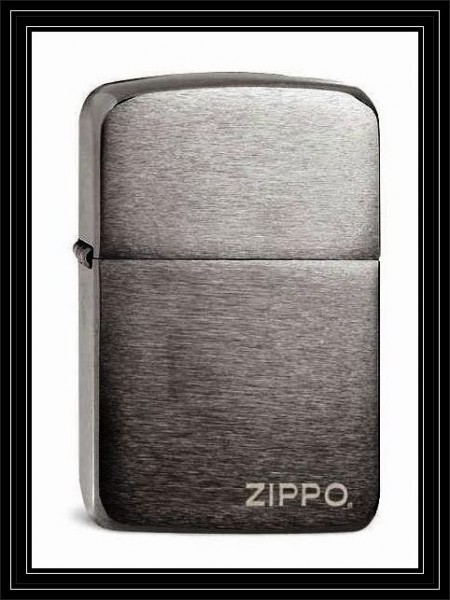 Zippo ® Feuerzeug Replica 1941 Black Ice LOGO