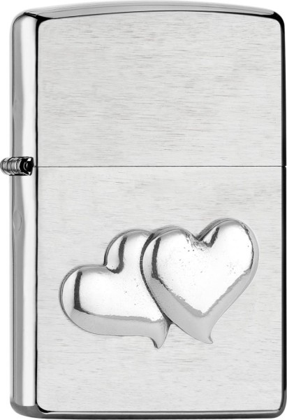 Zippo Feuerzeug Doubleheart Emblem