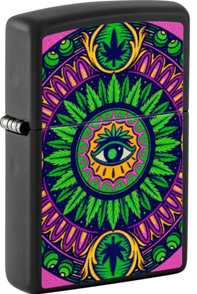 Zippo Feuerzeug Leaf Eye Glow in the Dark