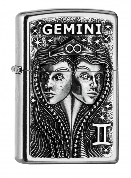 Zippo Sternzeichen Zwilling | Gemini Emblem