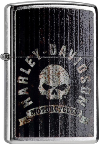 Zippo Feuerzeug Harley Davidson Metal Skull