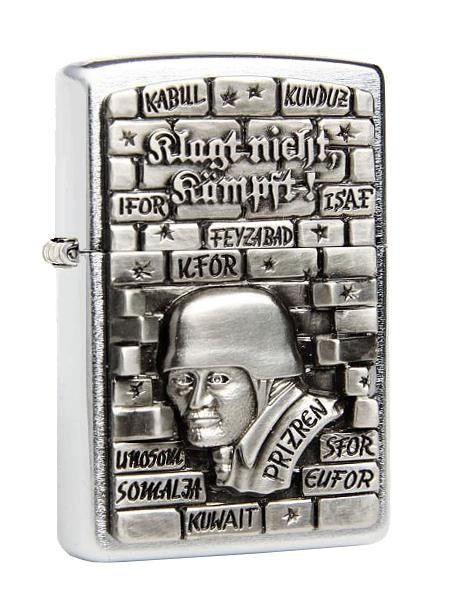 Zippo ® Feuerzeug Bundeswehr Klagt nicht Kämpft Emblem