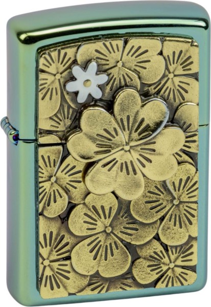 Zippo Feuerzeug Trick Golden Clover / Leaf Limited Edition xxxx/1000