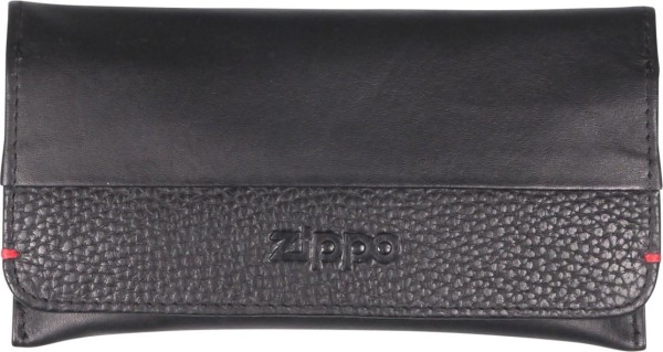 ZIPPO Drehertasche Nappaleder schwarz mit Papierfach 2006058