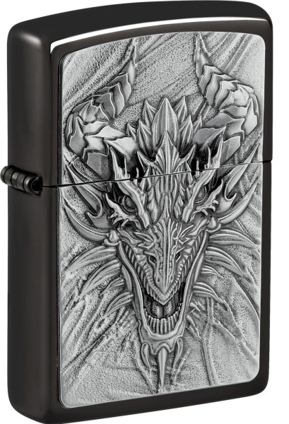 Zippo Feuerzeug Metal Dragon Emblem