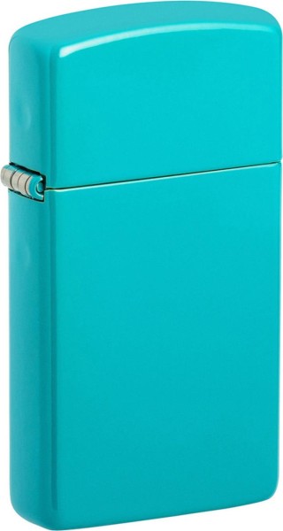 Zippo Feuerzeug Flat Turquoise Slim