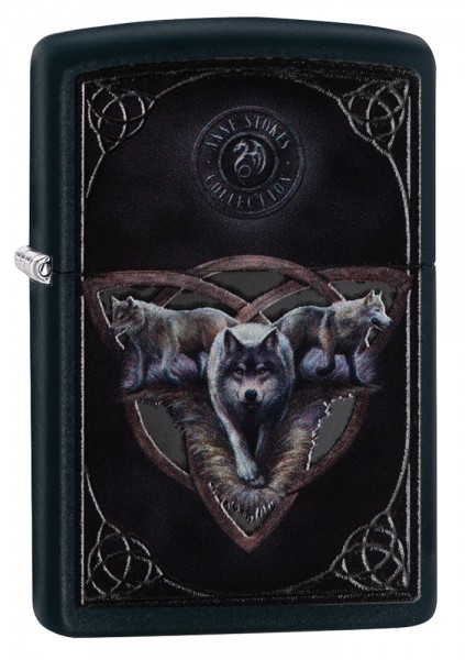 Zippo ® Feuerzeug Anne Stokes 3 Wolves