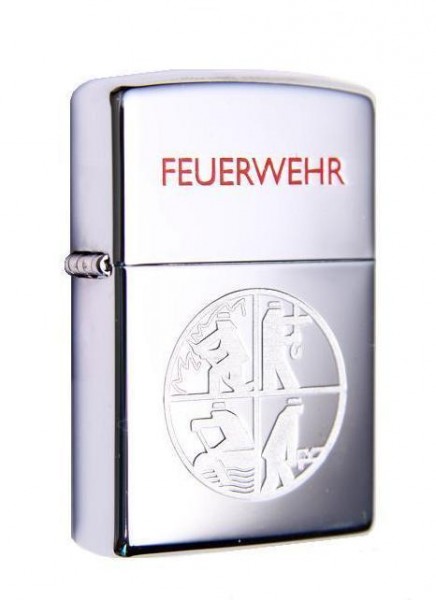Zippo ® Feuerzeug Feuerwehr High Polished Circle