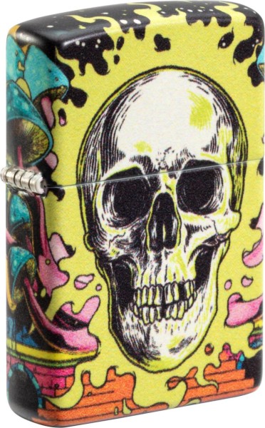 Zippo Feuerzeug Skull Design Glow in the Dark