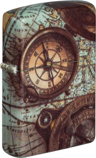 Zippo Feuerzeug Compass World Map