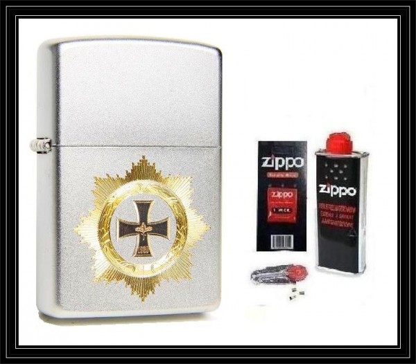 Zippo Deutsches Kreuz mit Eisernes Kreuz mit Zubehör L