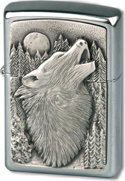 Zippo Feuerzeug Howling Wolf